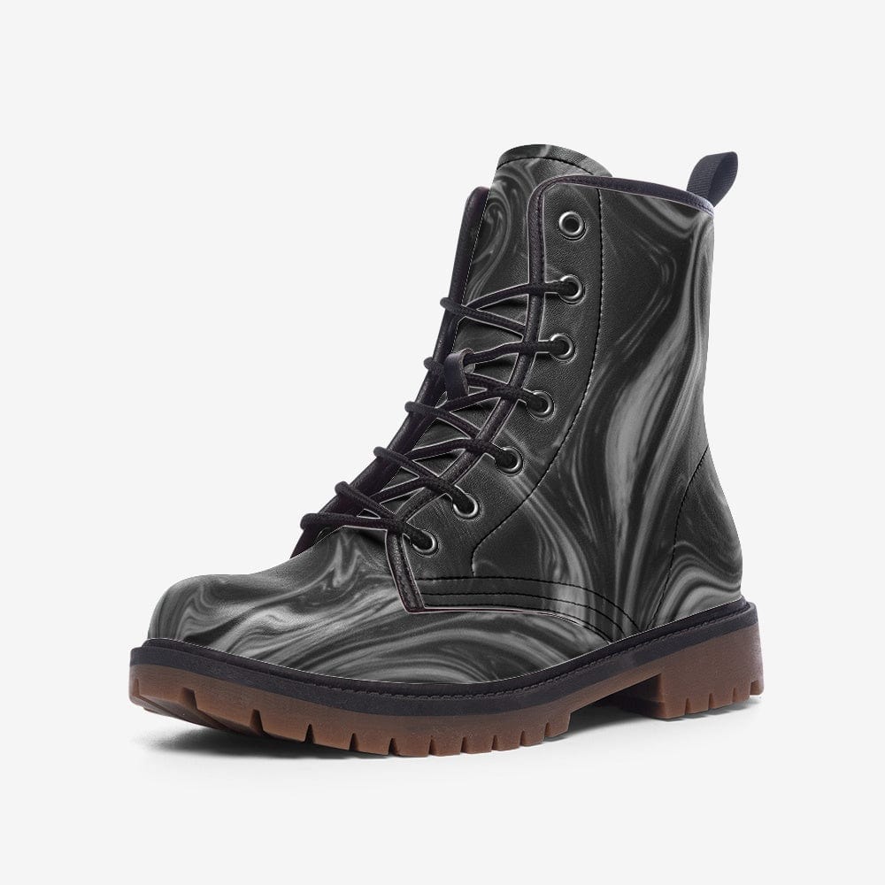 Boots Schwarz weiss design Leichter Stiefel Koolo Design 23 - Mode, Schuhe & Taschen online kaufen - Koolo.de
