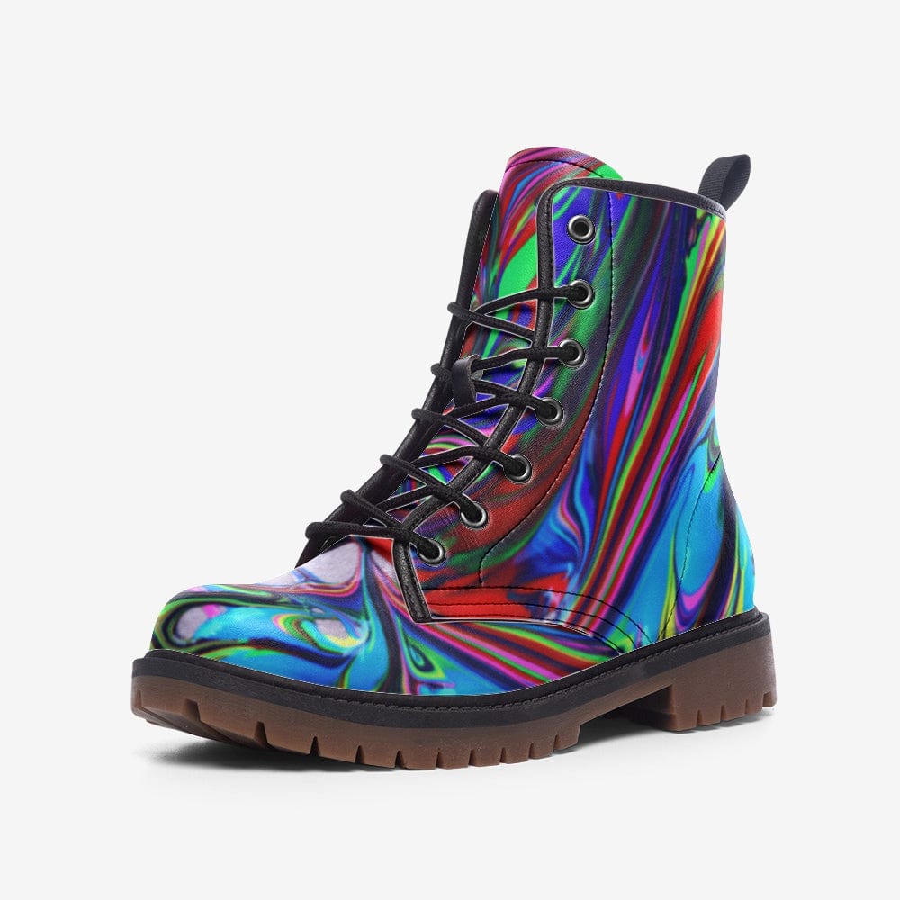 Boots im Futuredesign, bunter leichter Kunstlederstiefel Koolo Design 2023 - Mode, Schuhe & Taschen online kaufen - Koolo.de