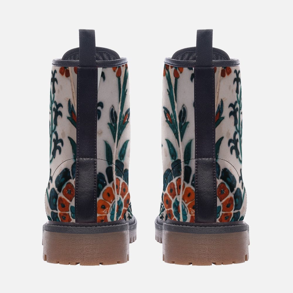 Leichter Lederstiefel Koolo Design 2023 Blumenprint, Boots - Mode, Schuhe & Taschen online kaufen - Koolo.de